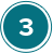 Number Three Icon